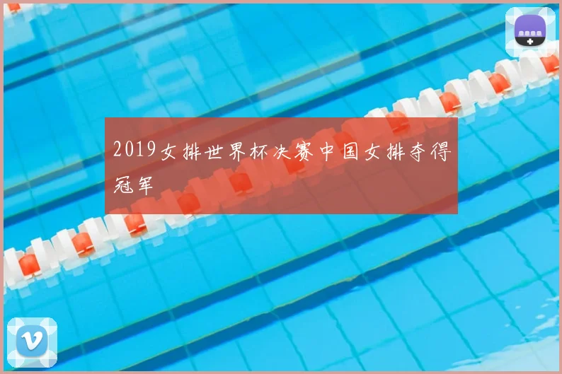 2019女排世界杯决赛中国女排夺得冠军